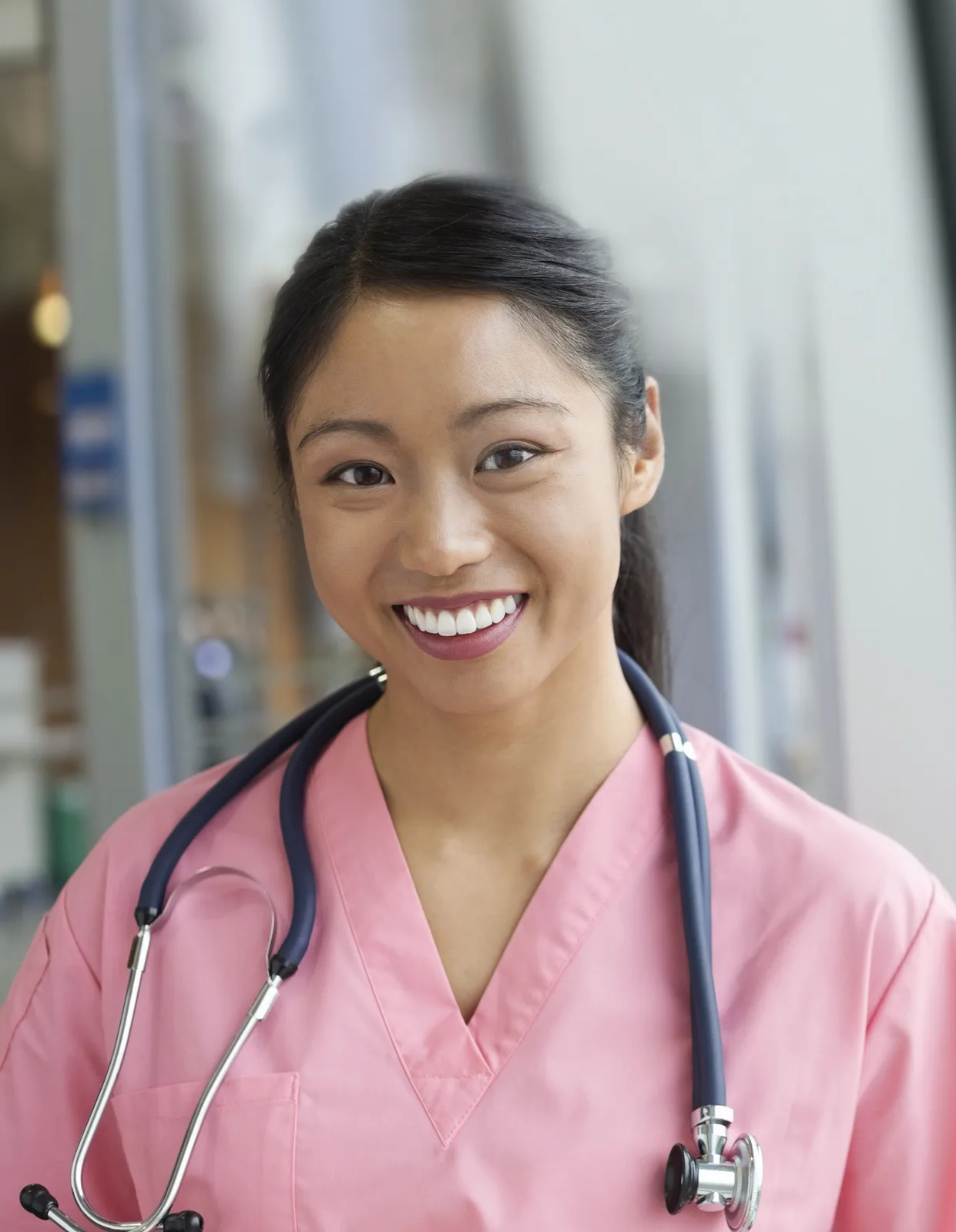Smiling medical assistant