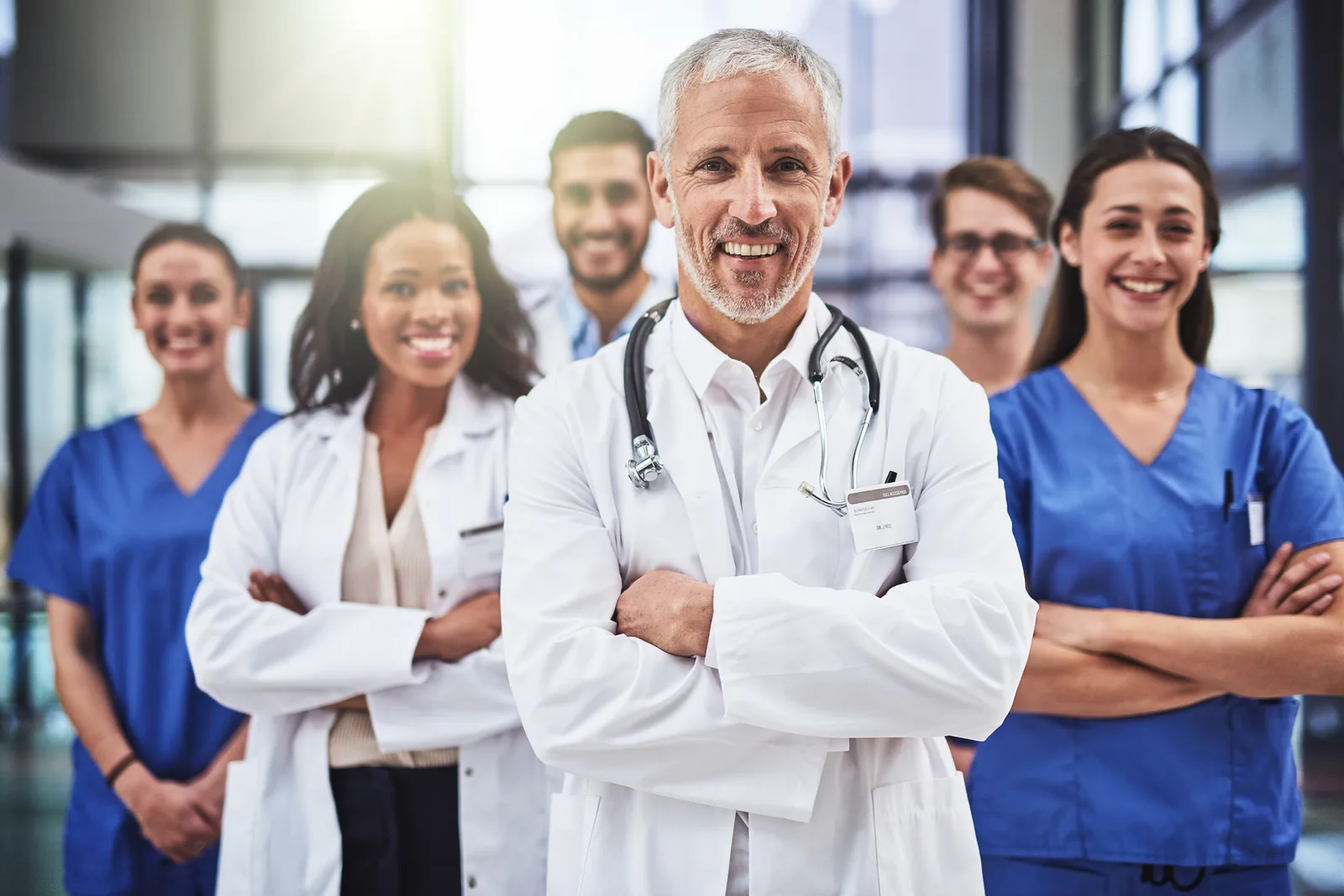 Smiling doctors